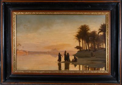 Gathering Water by the Nile