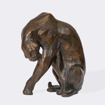 A Licking Panther by Hans Martin Ruwoldt - Auction record, sale price, and art valuation. Compare with similar artists and explore comparable artworks.