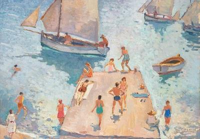 Beach by Tito Cittadini Podesta - Auction record, sale price, and art valuation. Compare with similar artists and explore comparable artworks.