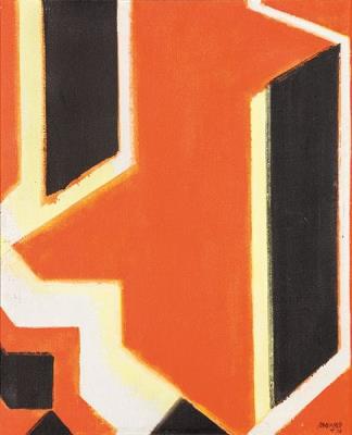 Orange and Black. Mudéjar Series. 1978