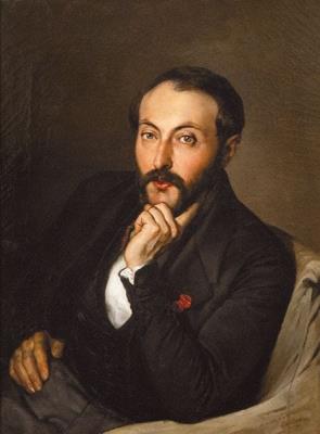 Portrait of the painter's friend, Adrien Dauzats.