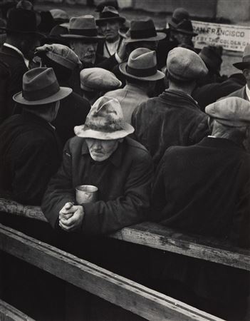 White Angel Breadline, San Francisco. 1934; printed 1970s. by Dorothea Lange - Auction record, sale price, and art valuation. Compare with similar artists and explore comparable artworks.