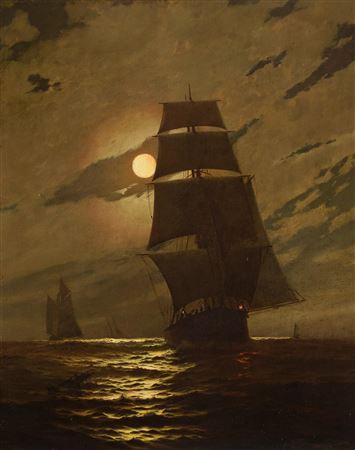 Moonlit Ship