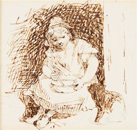Enfant et la chat