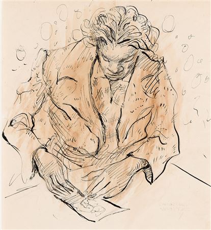 Untitled (Young Man Sketching)