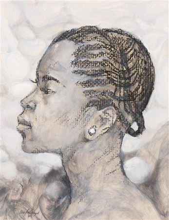 Untitled (Woman in profile)