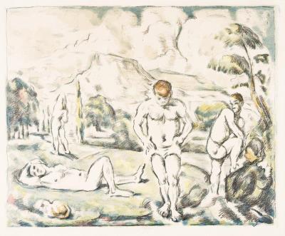 Les Baigneurs (grande planche)