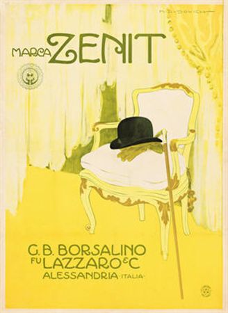 Marca Zenit / G.B. Borsalino. 1911. by Marcello Dudovich - Auction record, sale price, and art valuation. Compare with similar artists and explore comparable artworks.