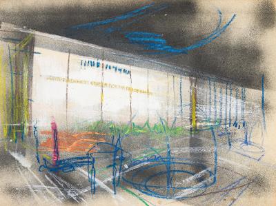 Four works on paper relating to John F. Kennedy and The John F. Kennedy Center for the Performing Arts