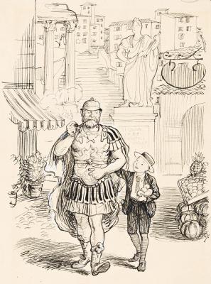 9 drawings prepared to illustrate The Golden Age