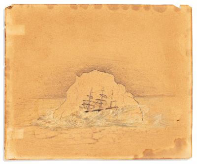 Sketch of an Iceberg in Baffin Bay