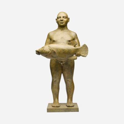 Untitled (Man Holding a Fish)