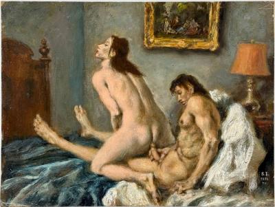 Lovers in Bed