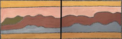 Manbed Hills (Lissadell) Diptych 2002