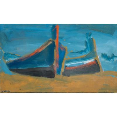 Dry boats by Aldo Pecoraino - Auction record, sale price, and art valuation. Compare with similar artists and explore comparable artworks.