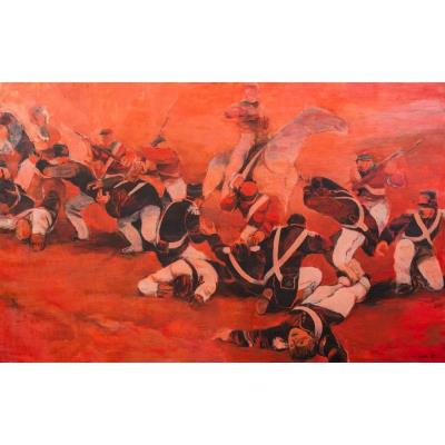 Battle by Mario Bardi - Auction record, sale price, and art valuation. Compare with similar artists and explore comparable artworks.
