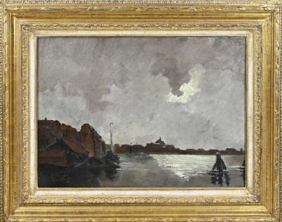 Dutch Harbor by Moonlight