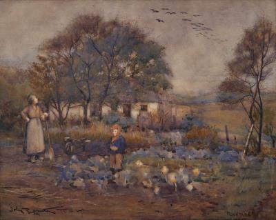 November by John Rennie Mackenzie Houston - Auction record, sale price, and art valuation. Compare with similar artists and explore comparable artworks.
