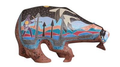 Ceramic Fish-Bear by Gene & Rebecca Tobey - Auction record, sale price, and art valuation. Compare with similar artists and explore comparable artworks.