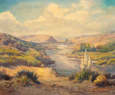 Palo Duro Canyon by John Orth - Auction record, sale price, and art valuation. Compare with similar artists and explore comparable artworks.