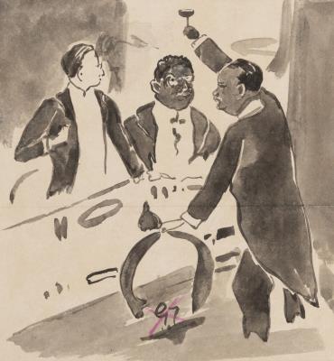 The Toast by Gaganendranath Tagore - Auction record, sale price, and art valuation. Compare with similar artists and explore comparable artworks.