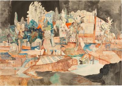Garden at the Spinnbahn by Gerhard Altenbourg - Auction record, sale price, and art valuation. Compare with similar artists and explore comparable artworks.