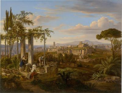 View of the Palatine Hill in Rome by Johann Joachim Faber - Auction record, sale price, and art valuation. Compare with similar artists and explore comparable artworks.