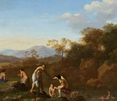 Italian Landscape with Bathing Nymphs