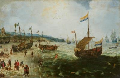 Fish Market on Petten Beach