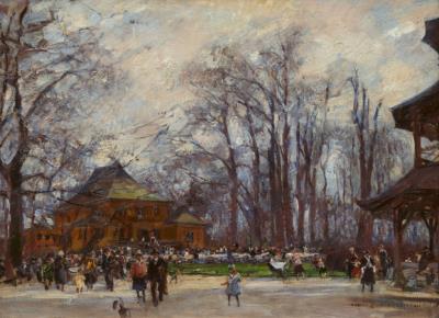 Early Spring in the English Garden in Munich