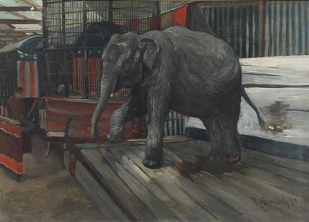 Circus met olifant
