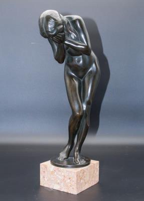 Bronze figure 'The Repentance'