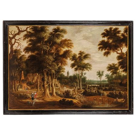 Wooded landscape with figures by Raphael Govertsz Camphuysen - Auction record, sale price, and art valuation. Compare with similar artists and explore comparable artworks.