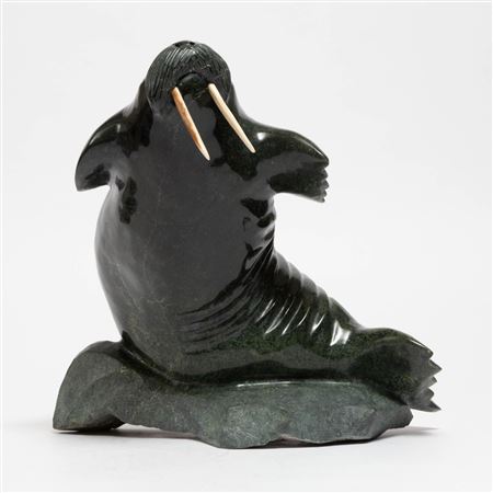 WALRUS, 2010 by Jaco Ishulutaq - Auction record, sale price, and art valuation. Compare with similar artists and explore comparable artworks.