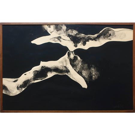 LOVERS VI (THE KISS) by Robert Markle - Auction record, sale price, and art valuation. Compare with similar artists and explore comparable artworks.