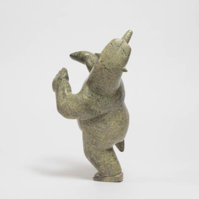 DANCING BEAR by Johnny Pudlat - Auction record, sale price, and art valuation. Compare with similar artists and explore comparable artworks.