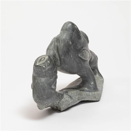 Creature by Eli Qinuajua - Auction record, sale price, and art valuation. Compare with similar artists and explore comparable artworks.