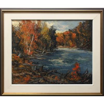 Autumn in Haliburton by Wilf Frank Griffiths - Auction record, sale price, and art valuation. Compare with similar artists and explore comparable artworks.