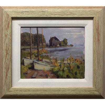 Boats on the Toronto Islands by Dewitt Drake - Auction record, sale price, and art valuation. Compare with similar artists and explore comparable artworks.