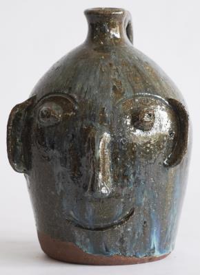 North Carolina Stoneware Face Jug