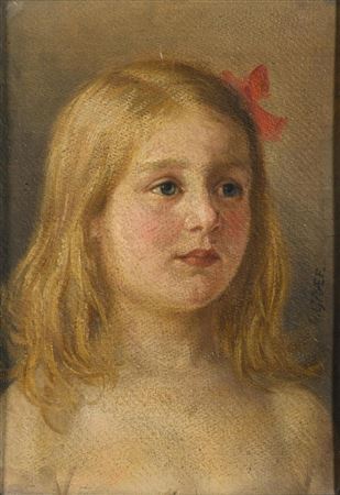 Portrait of a Girl by Oscar Graef - Auction record, sale price, and art valuation. Compare with similar artists and explore comparable artworks.