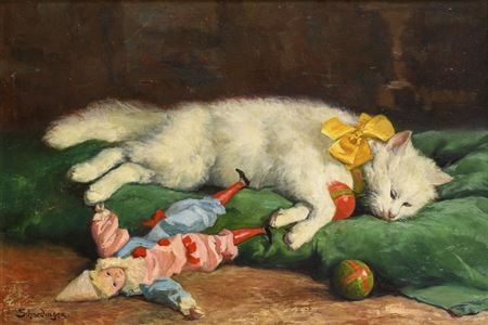 After the Game by Alfred Schmedingen - Auction record, sale price, and art valuation. Compare with similar artists and explore comparable artworks.