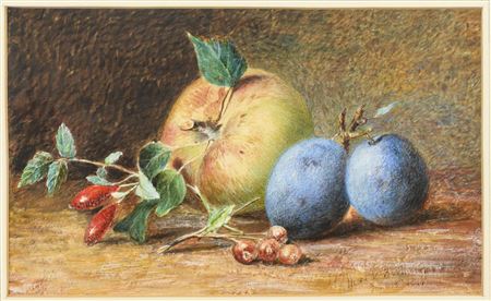 Still life with fruit by Valentine Bartholomew - Auction record, sale price, and art valuation. Compare with similar artists and explore comparable artworks.