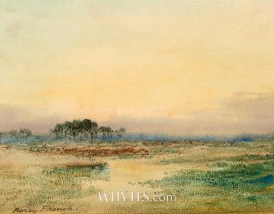 Trees and River Landscape