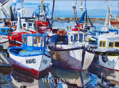 BOATS IN HARBOUR, DUNMORE EAST, COUNTY WATERFORD, 2005