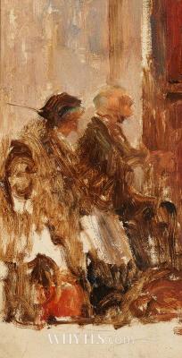 Seated Couple