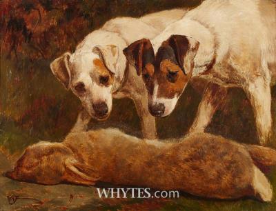 NANNIE AND BOBBIE (DOGS BELONGING TO WILLIAM OSBORNE)