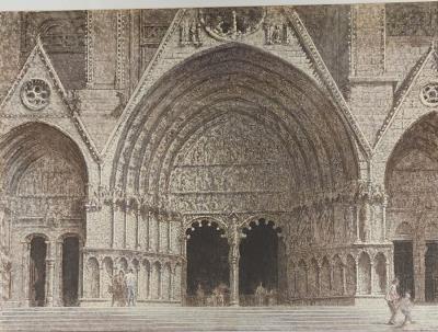 A Segment of the Bourges Cathedral 1986