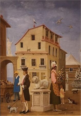 Street Scene, Figures