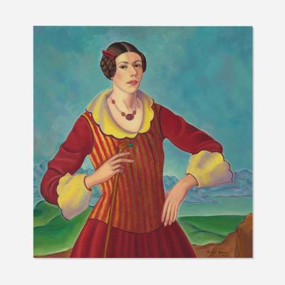 Self-Portrait by Macena Barton - Auction record, sale price, and art valuation. Compare with similar artists and explore comparable artworks.